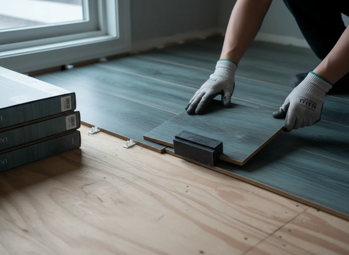 Luxury Vinyl Plank Installation company in Plaza, ND